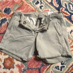 AE green khaki shorts